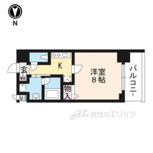 アスヴェル京都堀川高辻【1階】の間取り