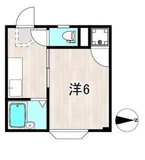 ハイツR&Y大みかA【1階】の間取り