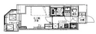 S-RESIDENCE都島Lux【6階】の間取り