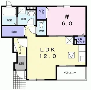 エトワール【1階】の間取り