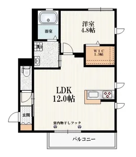 クレシア【3階】の間取り