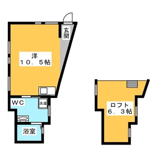 4th【2階】の間取り