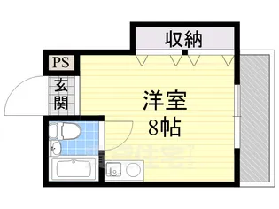 ロジェットたちばな【2階】の間取り
