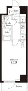 アペルト西新宿【3階】の間取り
