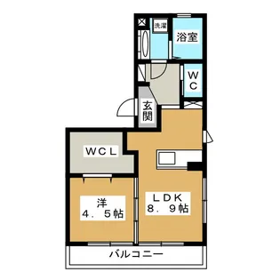 クリア トゥレス C棟【3階】の間取り