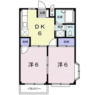 グリーンヒル扶桑I【2階】の間取り