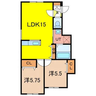 セスOSII【2階】の間取り
