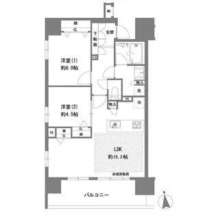 プライマル八王子横山町【13階】の間取り