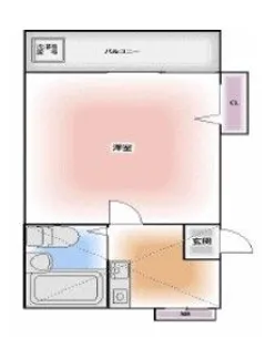 ハイツひらまつ【1階】の間取り