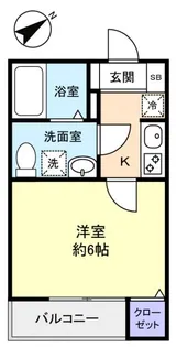 マーキーズ東習志野【1階】の間取り