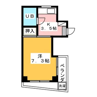 マンション藤【2階】の間取り