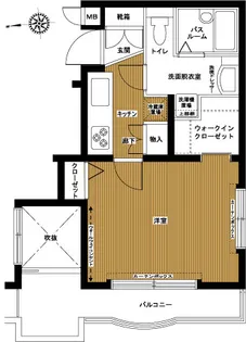 フェニックス芦花公園駅前壱番館【2階】の間取り