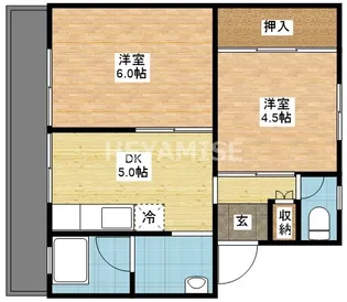 ビレッジハウス福田本町1号棟【1階】の間取り