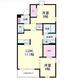 Art Force八幡駅前【4階】の間取り