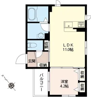 Grand SAWA【1階】の間取り