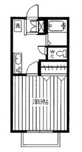 エステート郷ケ丘【1階】の間取り