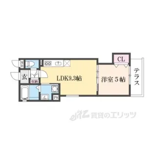 フォレストクリエオーレ城垣町壱番館【3階】の間取り