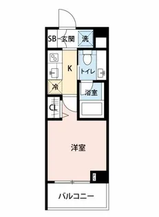 Le lion大鳥居【3階】の間取り