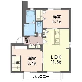 ローゼンハイム【2階】の間取り