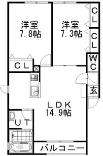 Vie Place(ヴィープラス)【1階】の間取り