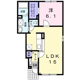 Community沼ノ端I【1階】の間取り