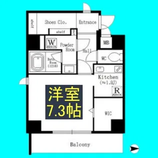 ルーエ金山【6階】の間取り