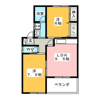 やまびこ3【1階】の間取り