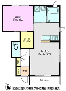 サン ウェスト【1階】の間取り