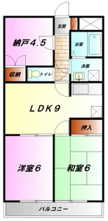リバーサイド酒匂【4階】の間取り