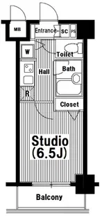 ガラ・ステージ目黒【12階】の間取り