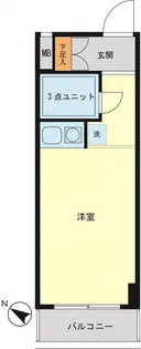 GSプラザ桜木町駅前【9階】の間取り