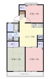 サンパレスII【2階】の間取り