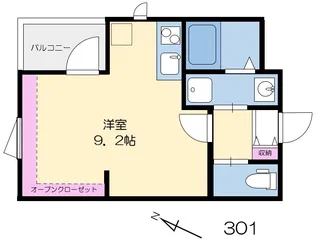 AQUE17【3階】の間取り