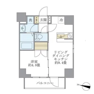 GRANSITE千代田富士見【8階】の間取り