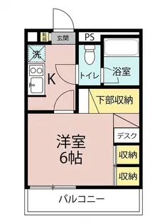 クレセント【2階】の間取り