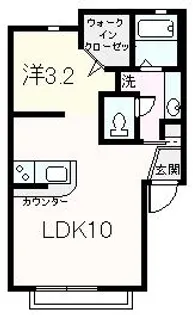 茨城県稲敷郡阿見町大字阿見【アパート】の間取り