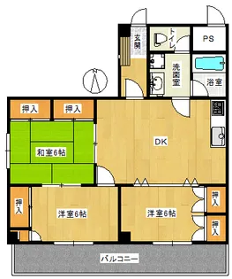 グレースマンションI【3階】の間取り