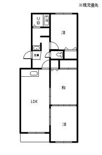 神田ハイツ上川【1階】の間取り