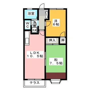 ネオアージュベル【2階】の間取り