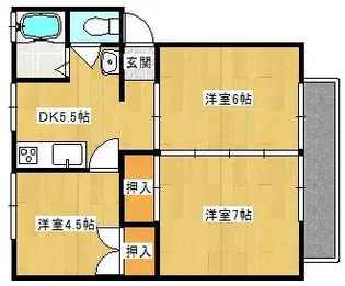 ●まるや荘【1階】の間取り