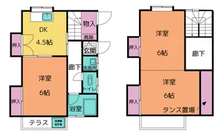第2ローレルハイツ【1階】の間取り