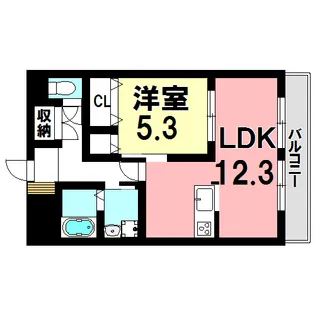 パークヒルズ山吹【1階】の間取り