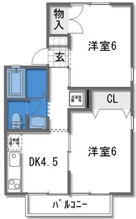 パノラマハイツ【2階】の間取り
