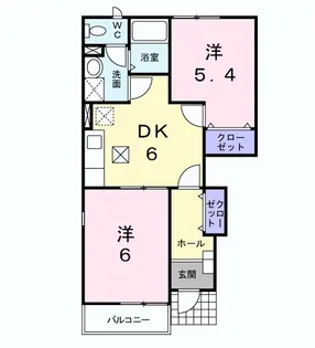 白蔵IIIB【1階】の間取り