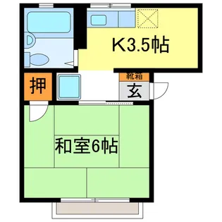 メゾン清香【2階】の間取り