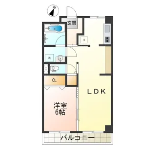 YMO旅篭町【2階】の間取り