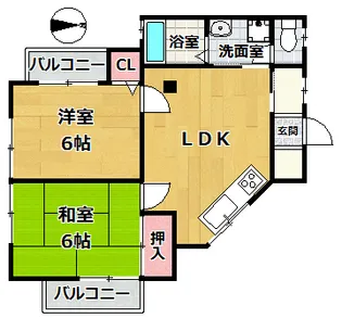 伊東ハイツ【3階】の間取り