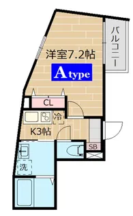 アカシアヒルズ亀有【5階】の間取り