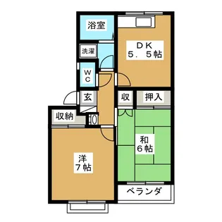 メゾン・ド・トルチェ【2階】の間取り