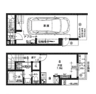 大阪府堺市中区深井中町【アパート】の間取り